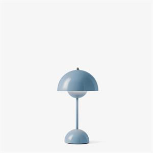 Flowerpot bordlampe VP9 light blue opladelig